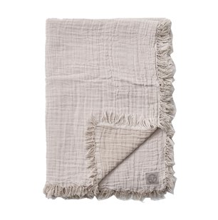&amp;tradition Cotton Throw SC32 Plaid 140x210 Cloud&amp;Milk