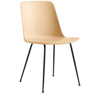 &tradition Rely HW6 Stoel Beige Zand Zwart Onderstel &tradition Rely HW6 Stoel Beige Zand Zwart Onderstel