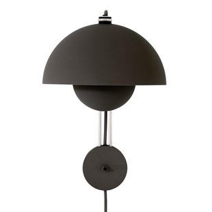 &amp;tradition FlowerPot VP8 Wandlamp Mat Zwart