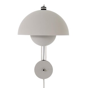 &amp;tradition FlowerPot VP8 Wandlamp Mat Lichtgrijs
