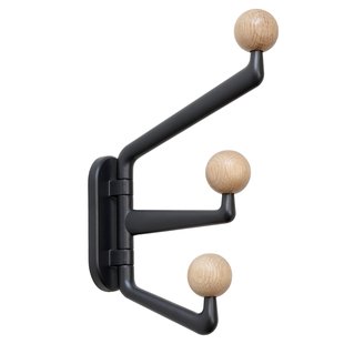 &tradition Capture SC74 Wandkapstok Graphite&Oak &tradition Capture SC74 Wandkapstok Graphite&Oak