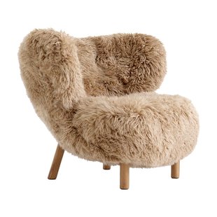 &amp;tradition Little Petra VB1 Fauteuil Eiken Sheepskin Honey