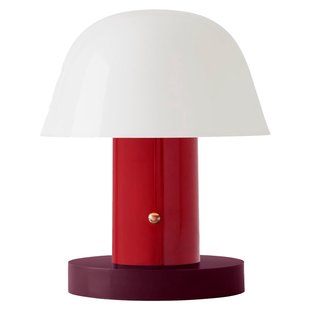&amp;tradition Setago JH27 Tafellamp LED Oplaadbaar Maroon&amp;Grape