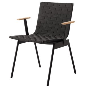 &tradition Ville Tuinstoel Met Armleuningen Warm Black &tradition Ville Tuinstoel Met Armleuningen Warm Black