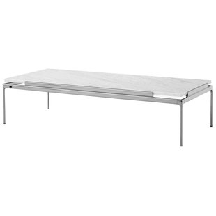 &amp;tradition Sett LN12 Tafel 140 Marmer Bianco Carrera