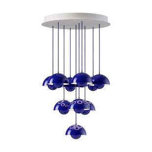 &amp;tradition Flowerpot VP10 Kroonluchter 10 Cobalt Blue