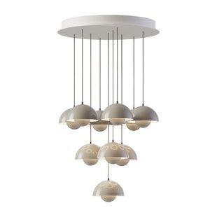 &amp;tradition Flowerpot VP10 Kroonluchter 10 Grey Beige