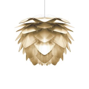 Umage Silvia Mini Hanglamp&Oslash;32 Wit Snoer Messing