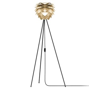 Umage Silvia Mini Tripod VloerlampØ32 Zwart Onderstel Messing Umage Silvia Mini Tripod VloerlampØ32 Zwart Onderstel Messing