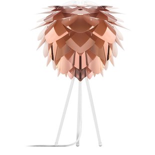 Umage Silvia Mini Tafellamp&Oslash;32 Wit Onderstel Koper