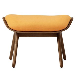 Umage The Reader  Voetenbank Donker Eiken Tangerine