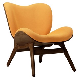 Umage A Conversation Piece Low Fauteuil Donker Eiken Tangerine