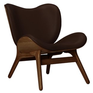 Umage A Conversation Piece Low Fauteuil Donker Eiken Leer Brown Umage A Conversation Piece Low Fauteuil Donker Eiken Leer Brown