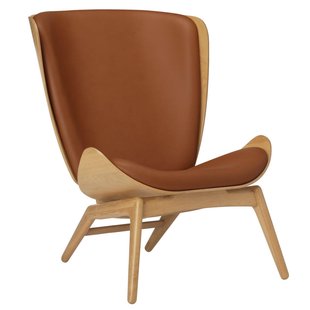 Umage The Reader Fauteuil Naturel Eiken Leer Cognac