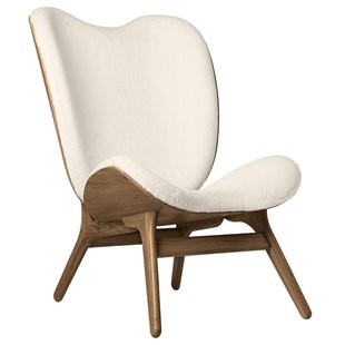 Umage A Conversation Piece Tall Fauteuil Donker Eiken Teddy White