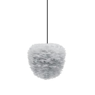 Umage Eos Evia Hanglamp Mini&Oslash;30 Zwart Snoer Lichtgrijs