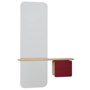 Umage One More Look Spiegel Naturel Eiken Ruby Red