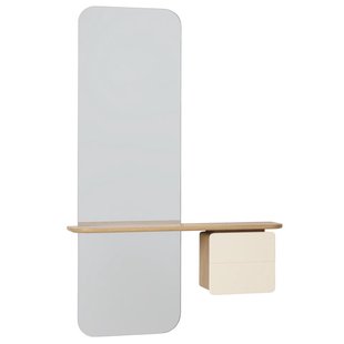 Umage One More Look Spiegel Naturel Eiken Pearl White