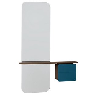 Umage One More Look Spiegel Donker Eiken Petrol Blue