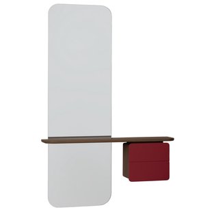Umage One More Look Spiegel Donker Eiken Ruby Red