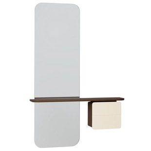 Umage One More Look Spiegel Donker Eiken Pearl White