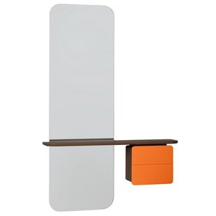 Umage One More Look Spiegel Donker Eiken Nuance Orange