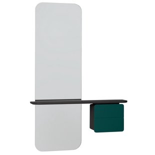 Umage One More Look Spiegel Zwart Eiken Forest Green
