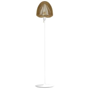 Umage Clava Wood Vloerlamp Wit Onderstel Naturel Eiken
