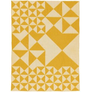 Verpan Mirror Throw Plaid 198x130 Geel