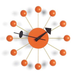 Vitra Ball Clock Klok&Oslash;33 Oranje