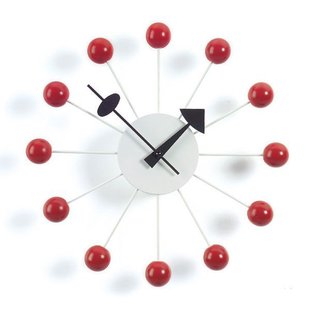 Vitra Ball Clock Klok&Oslash;33 Rood
