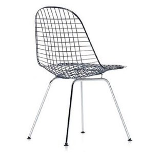 Vitra Eames Wire Chair DKX Stoel Verchroomd Vitra Eames Wire Chair DKX Stoel Verchroomd