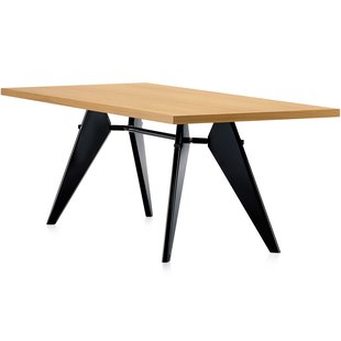 Vitra EM Table Tafel 200x90 Massief Eiken Diepzwart