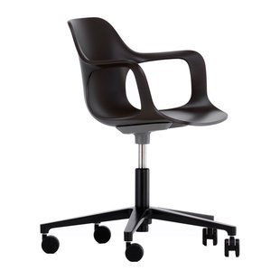 Vitra Hal Armchair Studio Bureaustoel Zwart