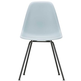Vitra Eames DSX Stoel Zwart Gepoedercoat Onderstel Ice Grey