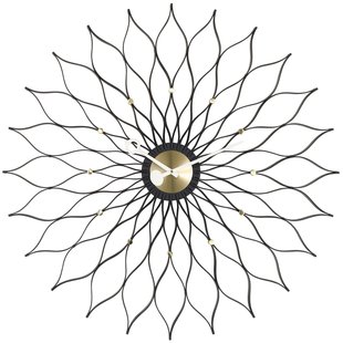 Vitra Sunflower Klok Black Collection&Oslash;75