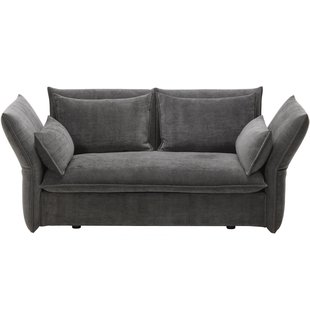 Vitra Mariposa 2-zits Bank Iroko Donkergrijs