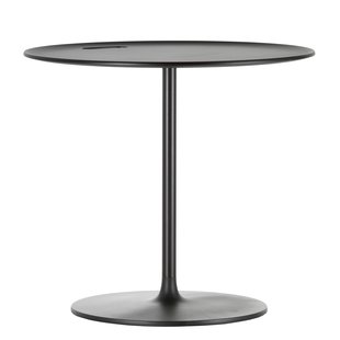 Vitra Occasional Low Bijzettafel 45 Chocolade Kleur Gepoedercoat Aluminium