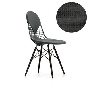 Vitra Eames Wire Chair DKW-2 Stoel Met Zwart Esdoorn Onderstel Hopsak 05