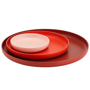 Vitra Trays Dienblad&Oslash;40 Set Van 3 Rood