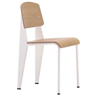 Vitra Standard Stoel Naturel Eiken Onderstel Ecru Vitra Standard Stoel Naturel Eiken Onderstel Ecru