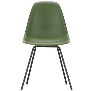 Vitra Eames DSX Stoel Zwart Gepoedercoat Onderstel Forest