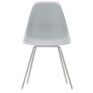 Vitra Eames DSX Stoel Verchroomd Onderstel Light Grey Vitra Eames DSX Stoel Verchroomd Onderstel Light Grey