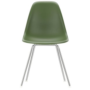 Vitra Eames DSX Stoel Verchroomd Onderstel Forest