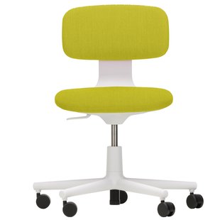 Vitra Rookie Bureaustoel Low Yellow/pastel Green Grijs Onderstel Vitra Rookie Bureaustoel Low Yellow/pastel Green Grijs Onderstel