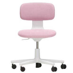 Vitra Rookie Bureaustoel Low Pink/Sierragrey Grijs Onderstel