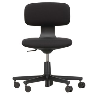 Vitra Rookie Bureaustoel Low Black Zwart Onderstel