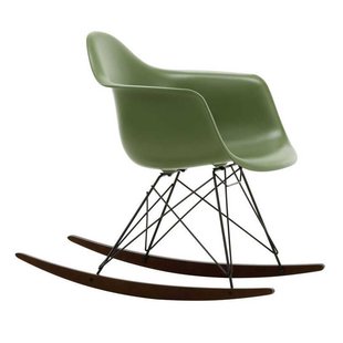 Vitra Eames RAR Schommelstoel Esdoorn Donker Onderstel Forest