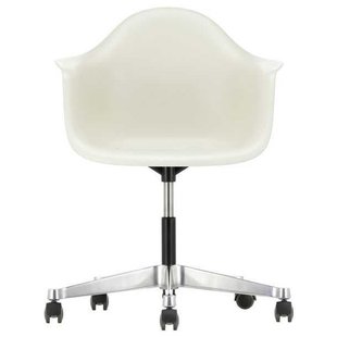 Vitra Eames PACC Stoel Draaibaar Met Wielen Pebble