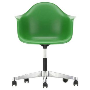 Vitra Eames PACC Stoel Draaibaar Met Wielen Groen
